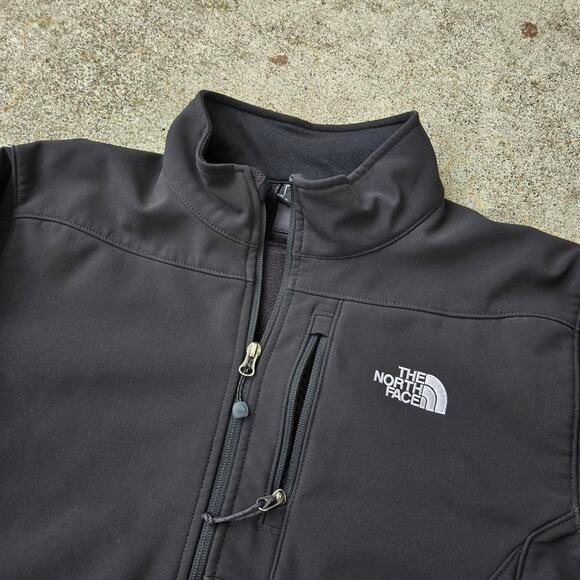 Vtg Y2k THE NORTH FACE Apex Plain Minimal Outdoors Gorp Shell Jacket Black Lg - Picture 3 of 8